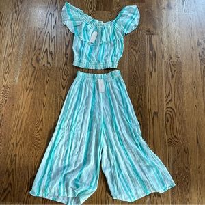 NWT Eberjey swim cover up set